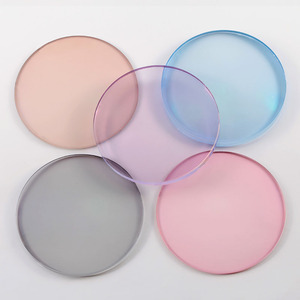 56有色近视眼镜七彩镜片 非球面七彩片 太阳镜片