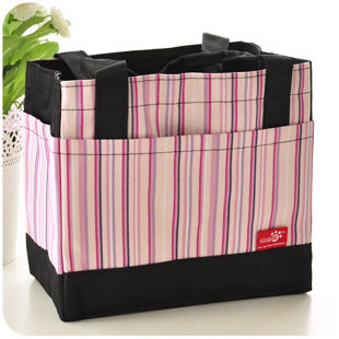 日本手提饭盒袋子韩国防水保温便当包袋带饭装午餐男女小拎包大号