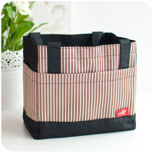 日本手提饭盒袋子韩国防水保温便当包袋带饭装午餐男女小拎包大号