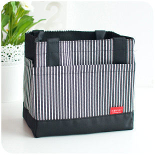 日本手提饭盒袋子韩国防水保温便当包袋带饭装午餐男女小拎包大号