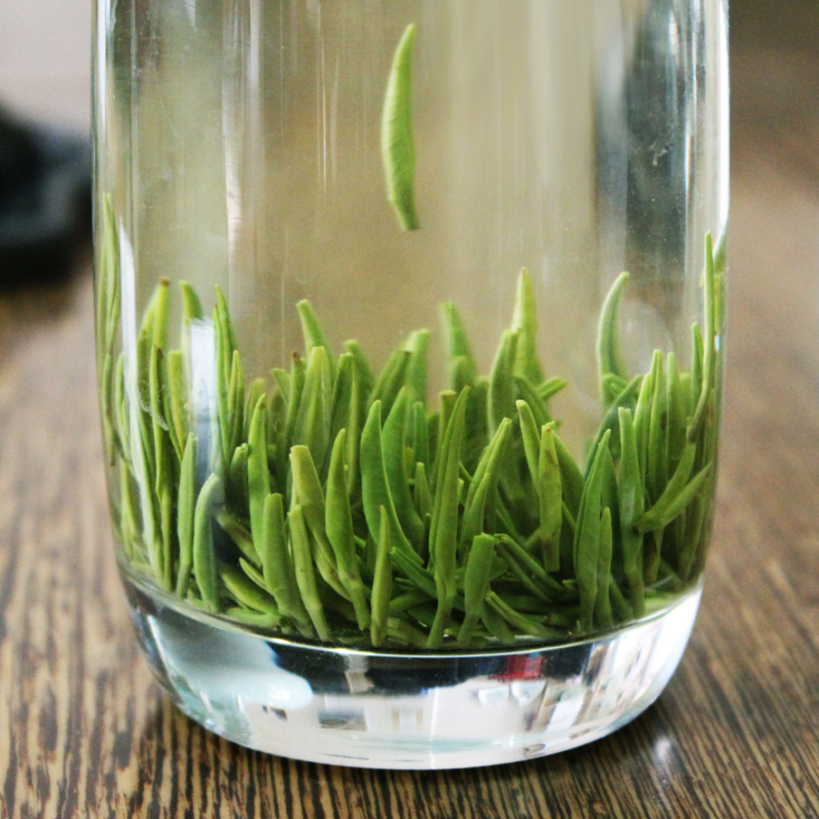 2013年新茶绿茶四川竹叶青类茶叶蜀信御竹雨前特级 250g图片
