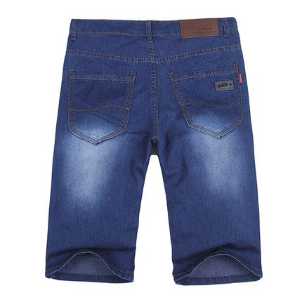 2105夏季薄款修身韩版潮男士牛仔短裤 破洞休闲五分中裤男裤马裤