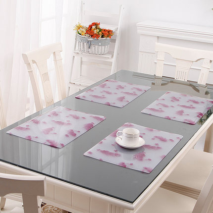 竹月阁加厚软质玻璃餐垫 隔热垫 30*45CM 1个装