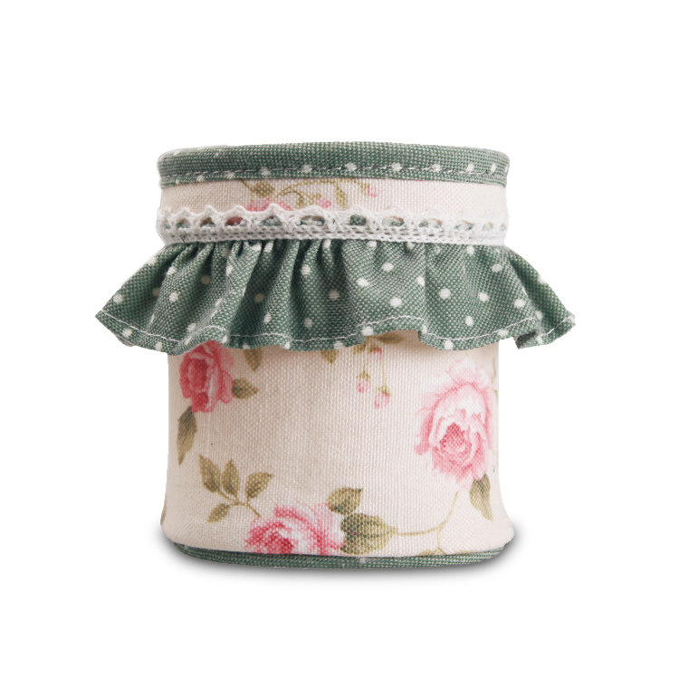 奥特莱芙花语蕾丝 汽车空调出风口置物筒 手机座车用饮料架水杯架