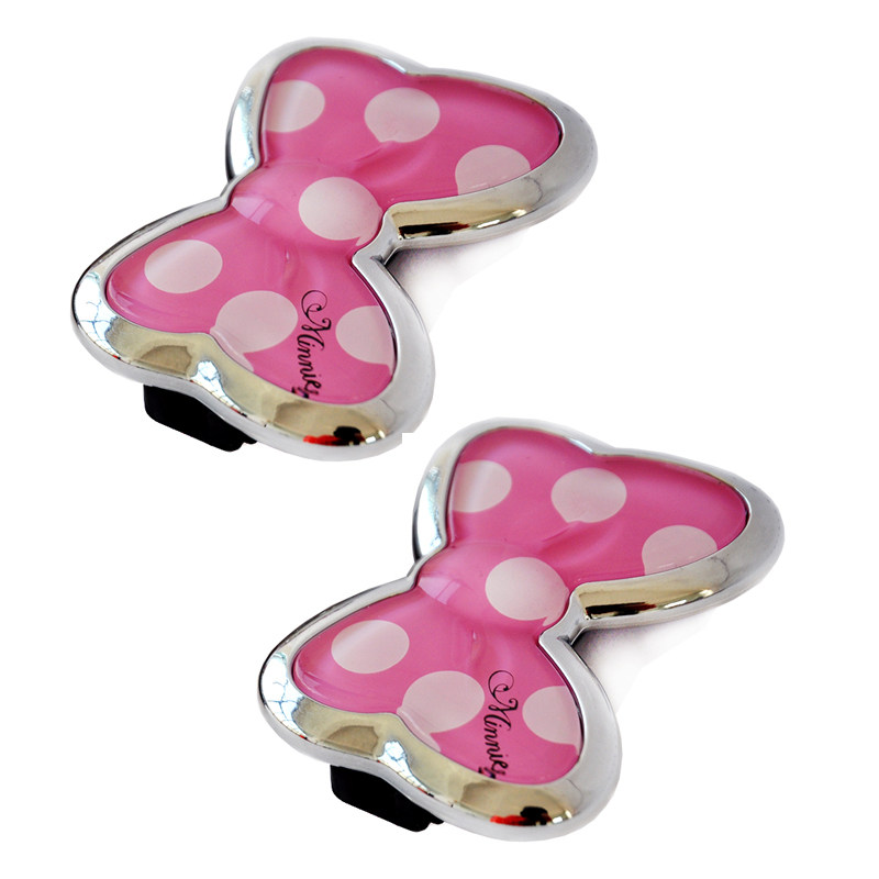 正品米奇卡通汽车安全带夹 车用保险带护肩带防滑松紧调节扣 对装