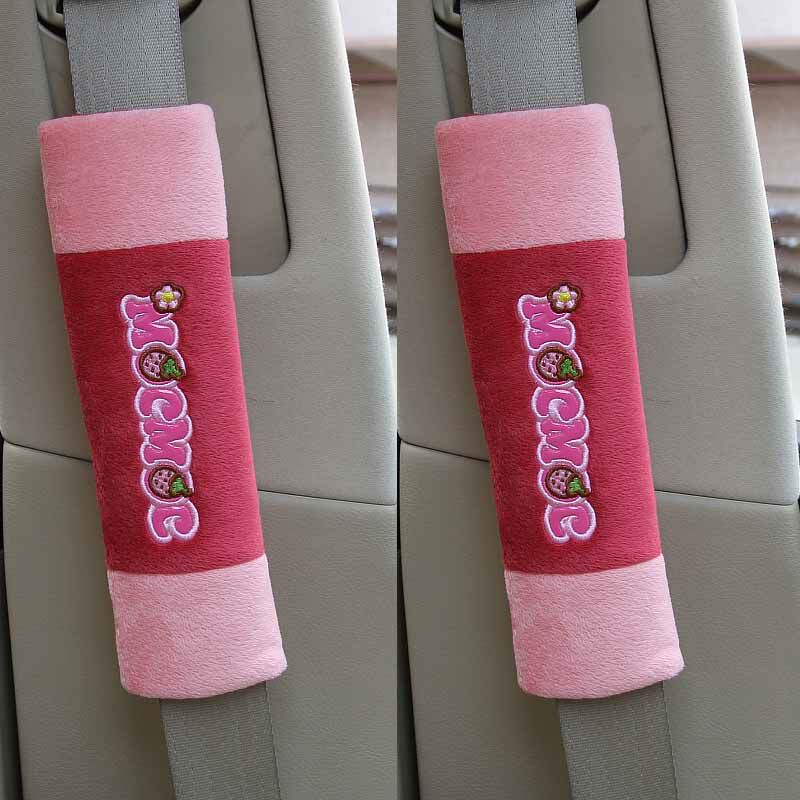 摩丝娃娃汽车用安全带套 卡通可爱加长保险带护肩套 车饰品一对装