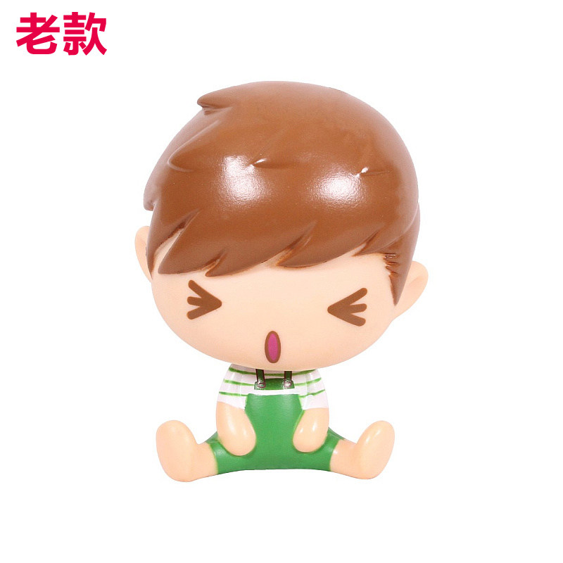 摩丝娃娃 汽车用品车饰摇头公仔车载玩偶摆件 可爱创意车内装饰品