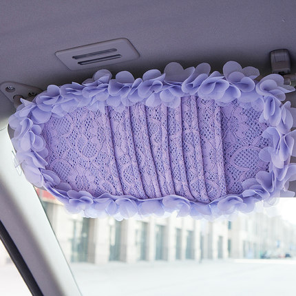 美美熊 汽车用装饰品遮阳板车内CD夹可爱车载CD包袋遮阳板套