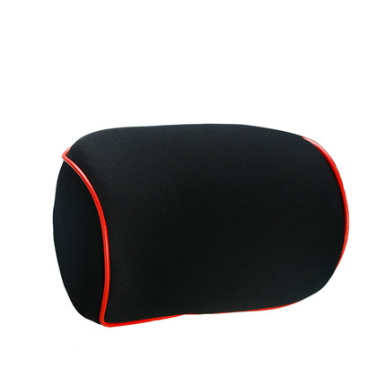 宝乘 高档布艺夏季汽车头枕头垫 四季炫彩多色汽车用记忆棉护颈枕