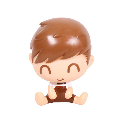 摩丝娃娃 汽车用品车饰摇头公仔车载玩偶摆件 可爱创意车内装饰品