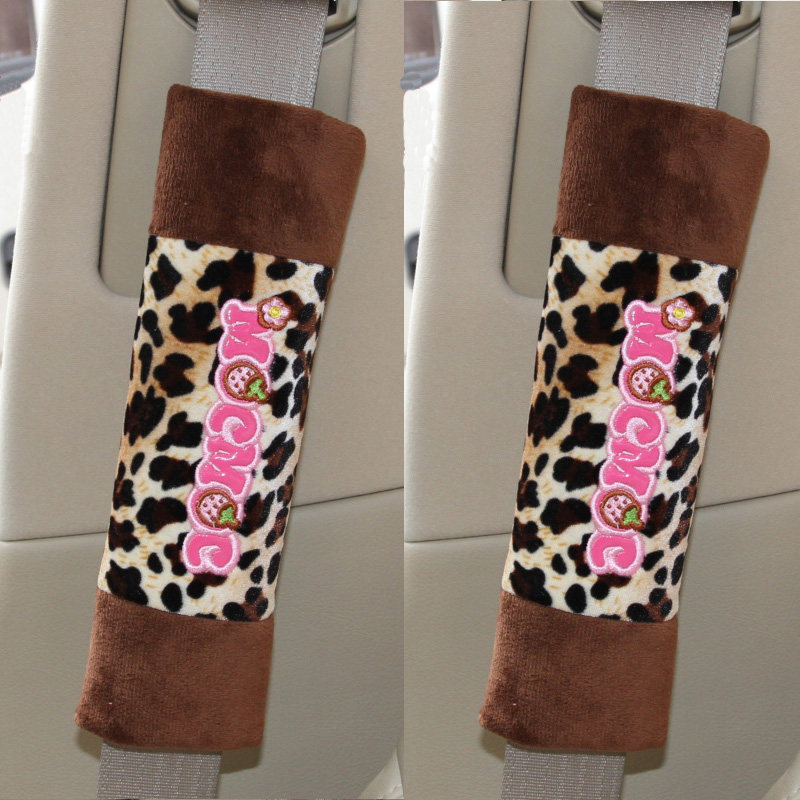 摩丝娃娃汽车用安全带套 卡通可爱加长保险带护肩套 车饰品一对装