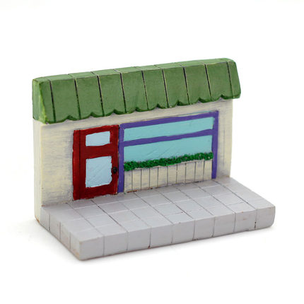 如果创意卡通田园咖啡馆DIY场景装饰摆设壁挂壁饰 大花盆装饰礼物