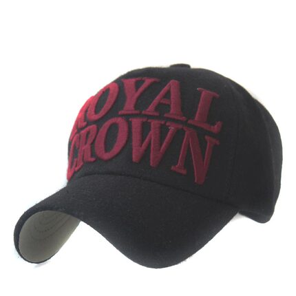 择信 秋冬加厚鸭舌帽毛呢棒球帽帽 男女款韩版潮人帽子户外运动帽