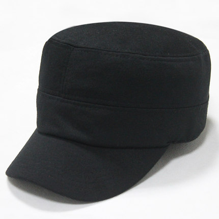 择信春夏秋冬简约韩版潮全封口户外男士军帽全棉保暖女士平顶帽子