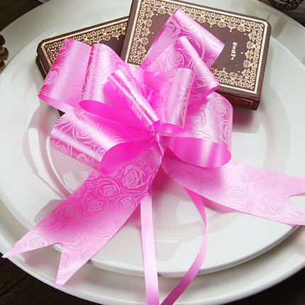 转角爱婚庆用品 结婚车装饰手拉花 车门把手拉花 礼品包装拉花