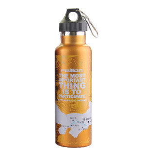 户外用品 飞剑 不锈钢炫酷真空运动水壶保温杯地图创意水杯600ml