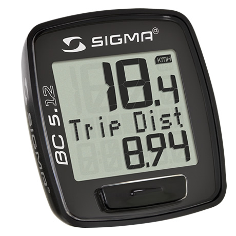 SIGMA西格玛正品BC509 5.12 8.12 12.12 16.12自行车码表无线夜光