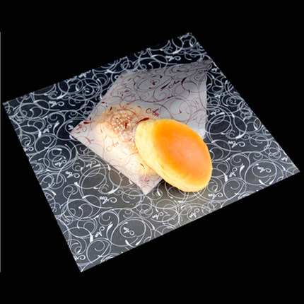 德立 磨砂 烘焙蛋糕西点 玻璃纸 面包 包装纸 点心纸 10张