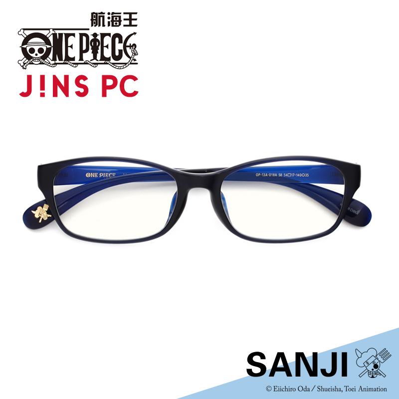 日本JINS航海王PC眼镜防蓝光辐射抗疲劳电脑护目眼镜男女OP13A018