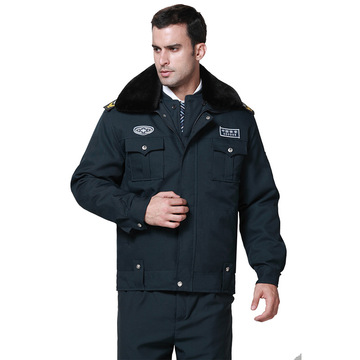 【图】2011式新式保安服冬装棉袄 冬季执勤服