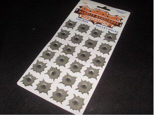 汽车弹孔 子弹孔贴纸 车身贴纸 个性车贴 汽车贴纸 枪弹贴 单张