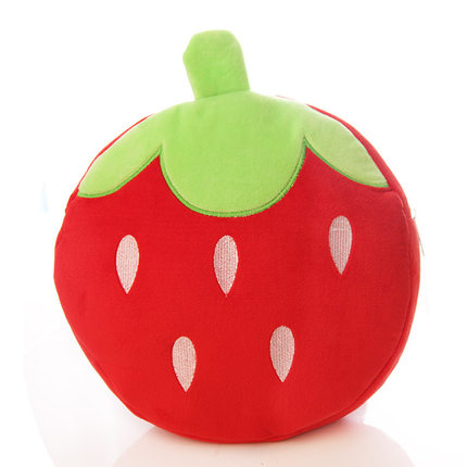 可爱韩版卡通儿童书包幼儿园小班宝宝毛绒背包男女童水果双肩包包