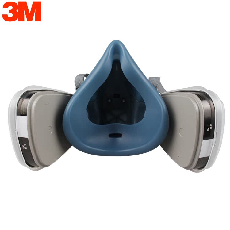 3M 7192 07192 Dual Cartridge Respirator Mask Assembly Organic Vapor//P95 Medium