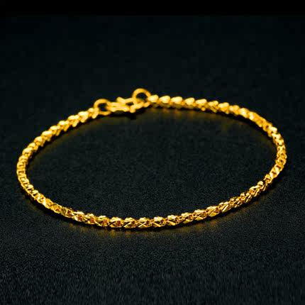 gold bracelet chain fine jewelry female models 24k ya li genuine