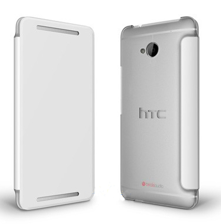 HTC one原装皮套M7手机壳802W手机套802D 801E保护套802T翻盖式