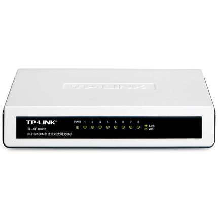 标题优化:TP-LINK TL-SF1008+ 8口百兆交换机 100M以太网网络集线器HUB包邮