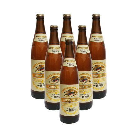 Kirin Ichiban Shibori beer 600mL * 6 bottles of beer in Japan kirin superior grade wheat ales produced many provinces shipping Zhuhai