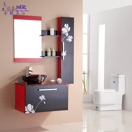 Promotional Bathroom Furniture Cabinet Washbasin Promotional Bathroom Furniture Cabinet Washbasin Korean Pvc Combination