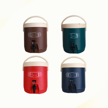 标题优化:魅厨13L商用奶茶保温桶水龙头大容量开水桶冷热奶茶桶咖啡豆浆桶