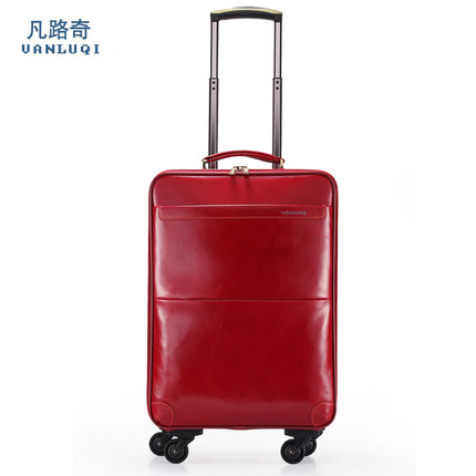 high end leather luggage