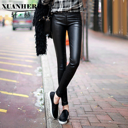 tight leather trousers